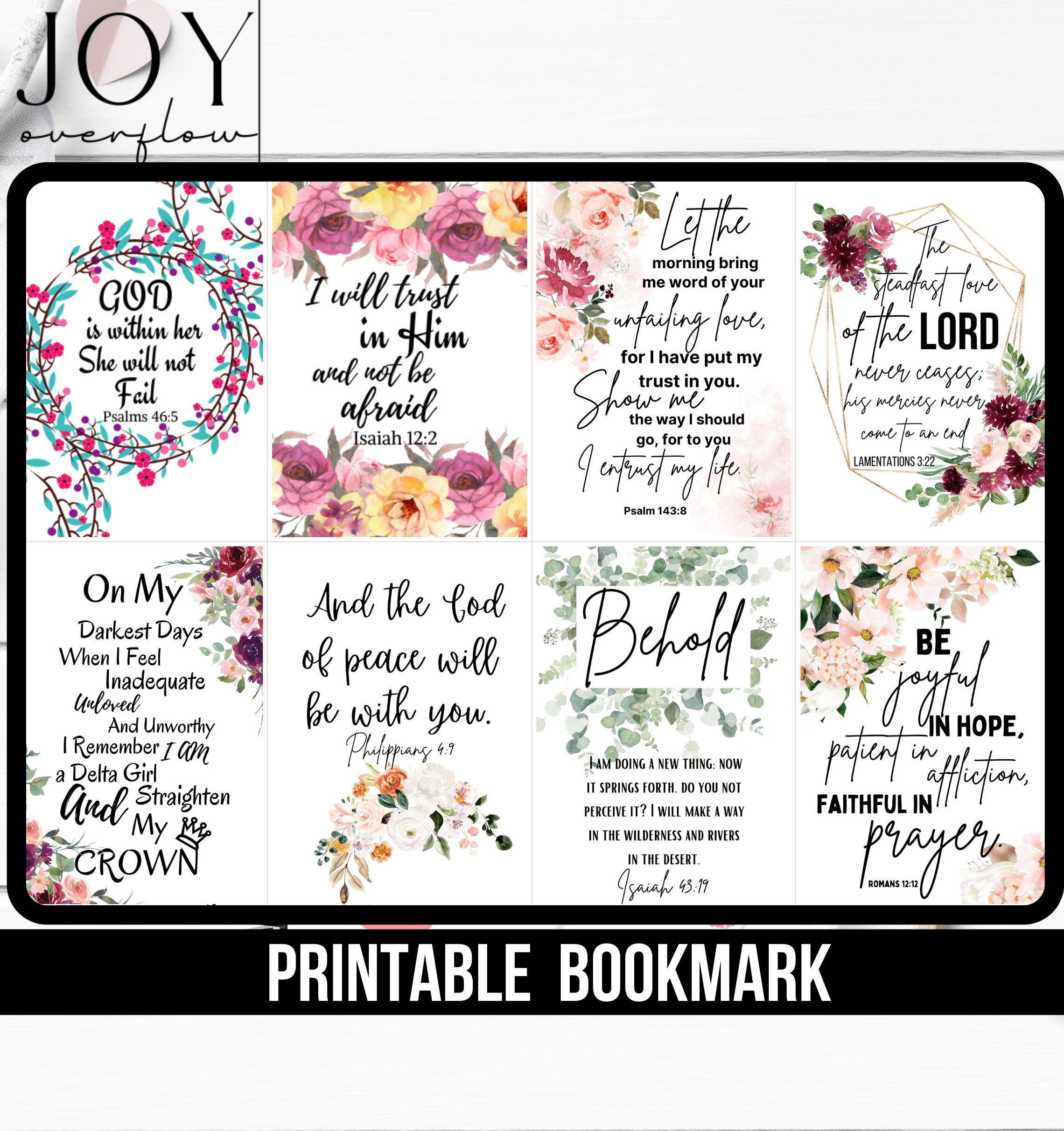 40 Scripture Cards, Bible Verse Cards, Scripture Note Cards, Motivational Cards, Scripture Cards, Encouragement Cards, Mini Scripture Cards