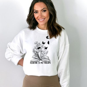 Reading Svg, Book Lover Svg, Coffee Mug Svg, Bookish Svg, Small Business Svg, Bookish Shirt Svg, Reading Is My Therapy Svg, Bookish Png