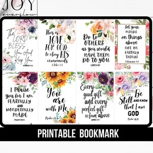32 Mini Printable Scripture Cards, Encouragement Scripture Cards ...