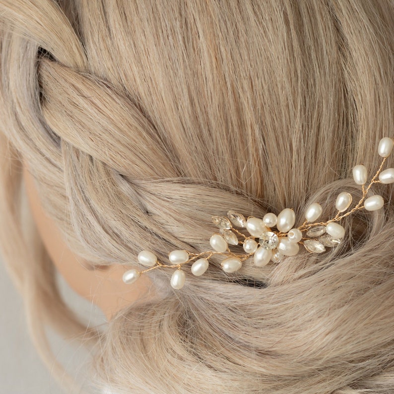 Bridal hair accessories wedding hair pin hairpin image 3