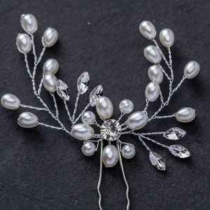 Bridal hair accessories wedding hair pin hairpin image 7