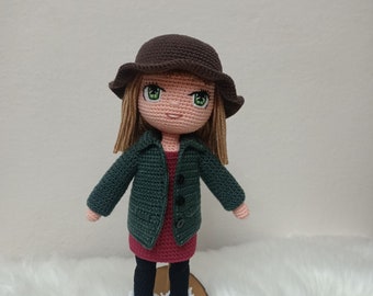 Look Alike Doll, Personalisierte Häkelpuppe, Benutzerdefinierte Amigurumi, personalisierte Puppe, Mini Me Doll, Sleep Mate, Geschenk für Kinder, Bestes Geschenk,