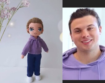 Best Gift, Look a Like Doll, Special Days Gift, Sleep Mate, Ooak Amigurumi Doll, Custom Doll, Personalized Gift For Beloved
