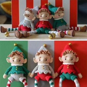 Christmas Elf Doll Crochet Pattern,Holiday Decor, Festive Handmade, Cute Elf Pattern, DIY Crochet, Christmas Gift,Crochet Toy,Seasonal Decor