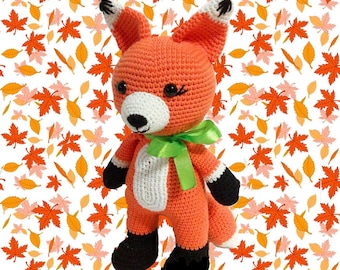 Kawaii Fox Amigurumi Crochet Pattern, Beginner Friendly PDF Toy, Fox Amigurumi Crochet Pattern PDF, Easy Fox Amigurumi Crochet Pattern