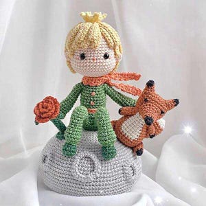 Little Prince Crochet Pattern, Little Prince and Fox Pattern, Best Christmas Gift, Cutiest Amigurumi Doll Pattern, Small Prince Design
