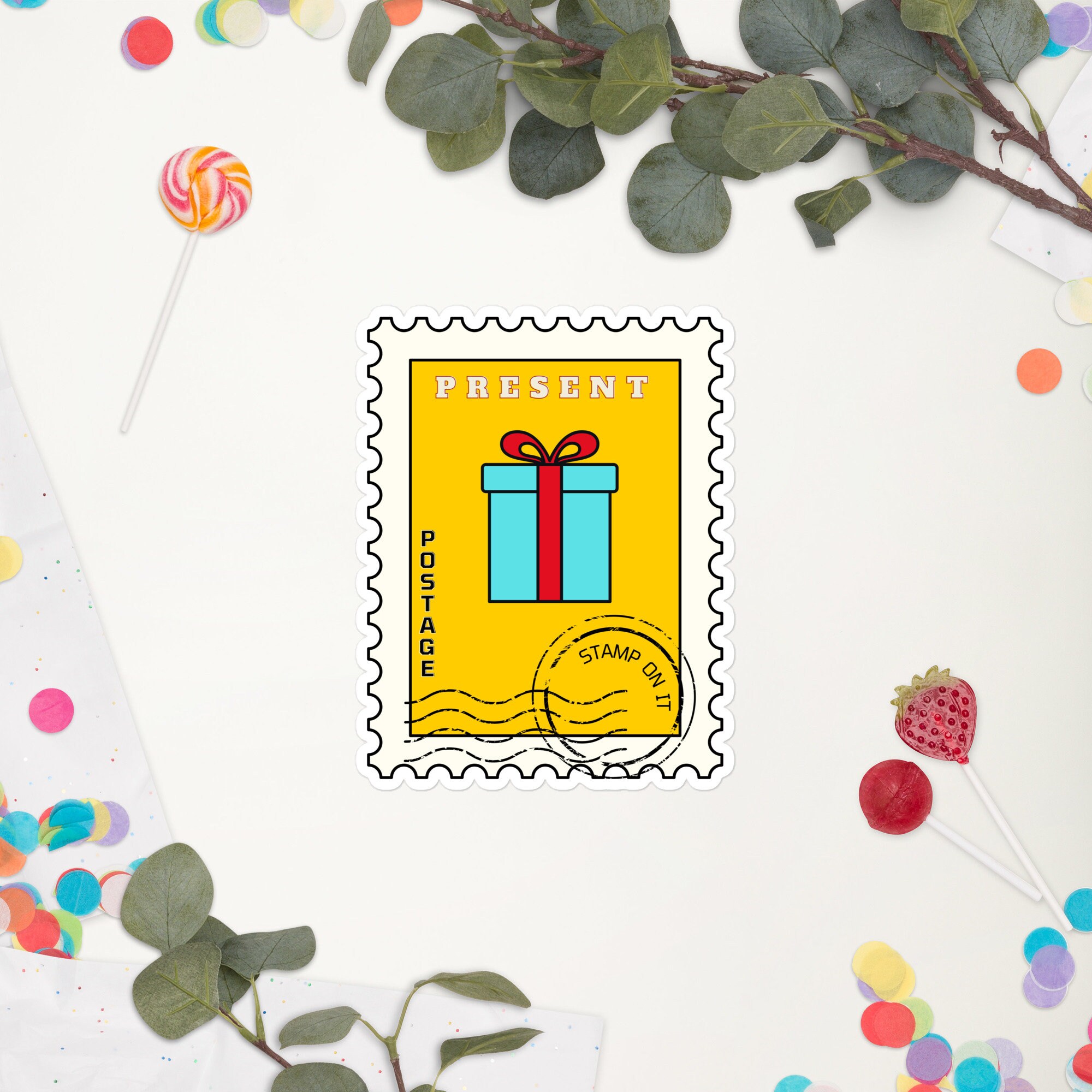Present Tense Sticker Present - Sticker - Etsy
