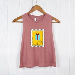 Present - Racerback Cropped Tank