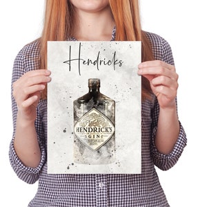 Gin Table Plan, Gin Bottle Wedding Table Numbers, Gin Wedding Table Decor, Piano tavolo illustrato, Download digitale, Hendricks's Gin