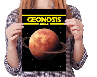 Star Wars Geonosis Wedding Table Number / Name Cards Download, Instant Digital Seating Card Wedding Stationery