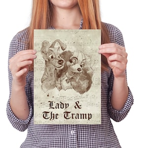 Fairytale Wedding Table Numbers | Wedding Centerpieces | The Tramp | Wedding Stationery | Instant Download | Lady