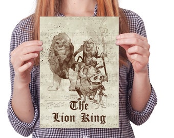 Lion King Wedding Table Numbers | Fairytale Centerpiece (Instant Download)