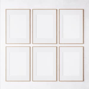 6 Frame Mockup, Boho Mockup, Wood Frame Mockup, Modern Frame Mock up, Wall Art Listing Mockup Frame, Mockup Frame