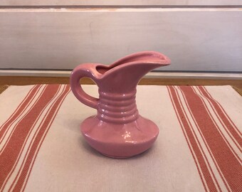 Art Deco Fredericksburg FAPCO Pink Ceramic Pottery Vase/Pitcher