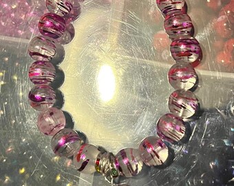 Valentines heart drizzle bracelet