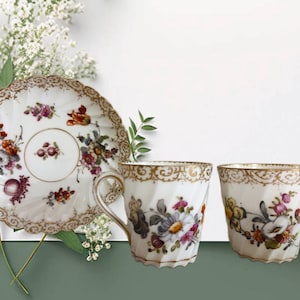 Antique Dresden Cup - Etsy