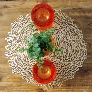Vintage Lucite Kerzenhalter: Bernstein Textur: zerknitterte Eis Textur, venezianischen Stil