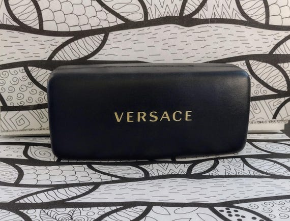 Sunglasses Case | Black Faux Leather Eyewear Prot… - image 3