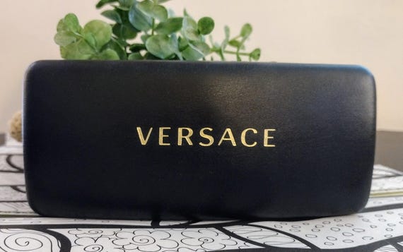 Sunglasses Case | Black Faux Leather Eyewear Prot… - image 1