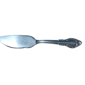 Bröd- och smörkniv, mjukostbröd Holmes och Edwards IS Deep Silver, Silverfat, Charkuteribräda Små knivar, Pizzabröd