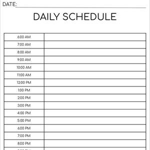 PRO Hourly Schedule Edition 