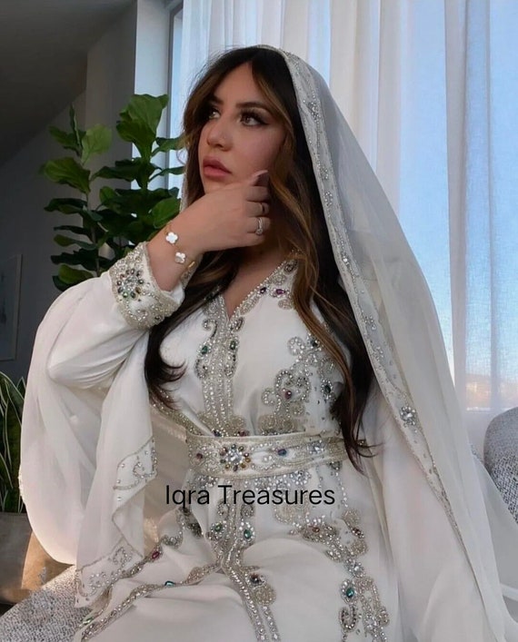 Sale Moroccan Dubai Kaftan Farasha African Attire Bridesmaid