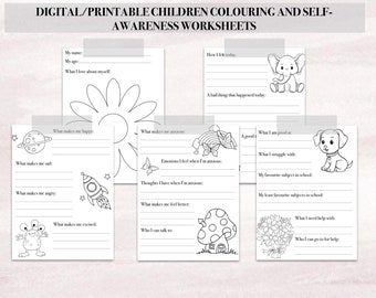 therapy worksheet etsy