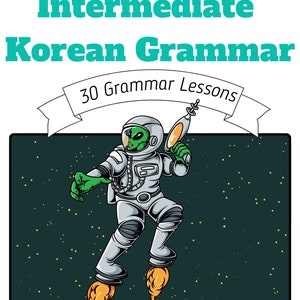 Livre de grammaire coréenne, leçons de coréen intermédiaires, fins de phrases coréennes, manuel coréen numérique