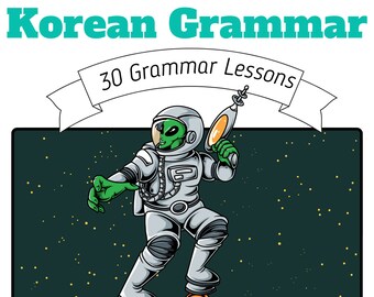 Korean Grammar Book, Intermediate Korean Lessons, Korean Sentence Endings, Digital Korean Textbook