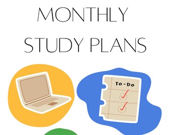 Pre-made Monthly Korean Study Plans