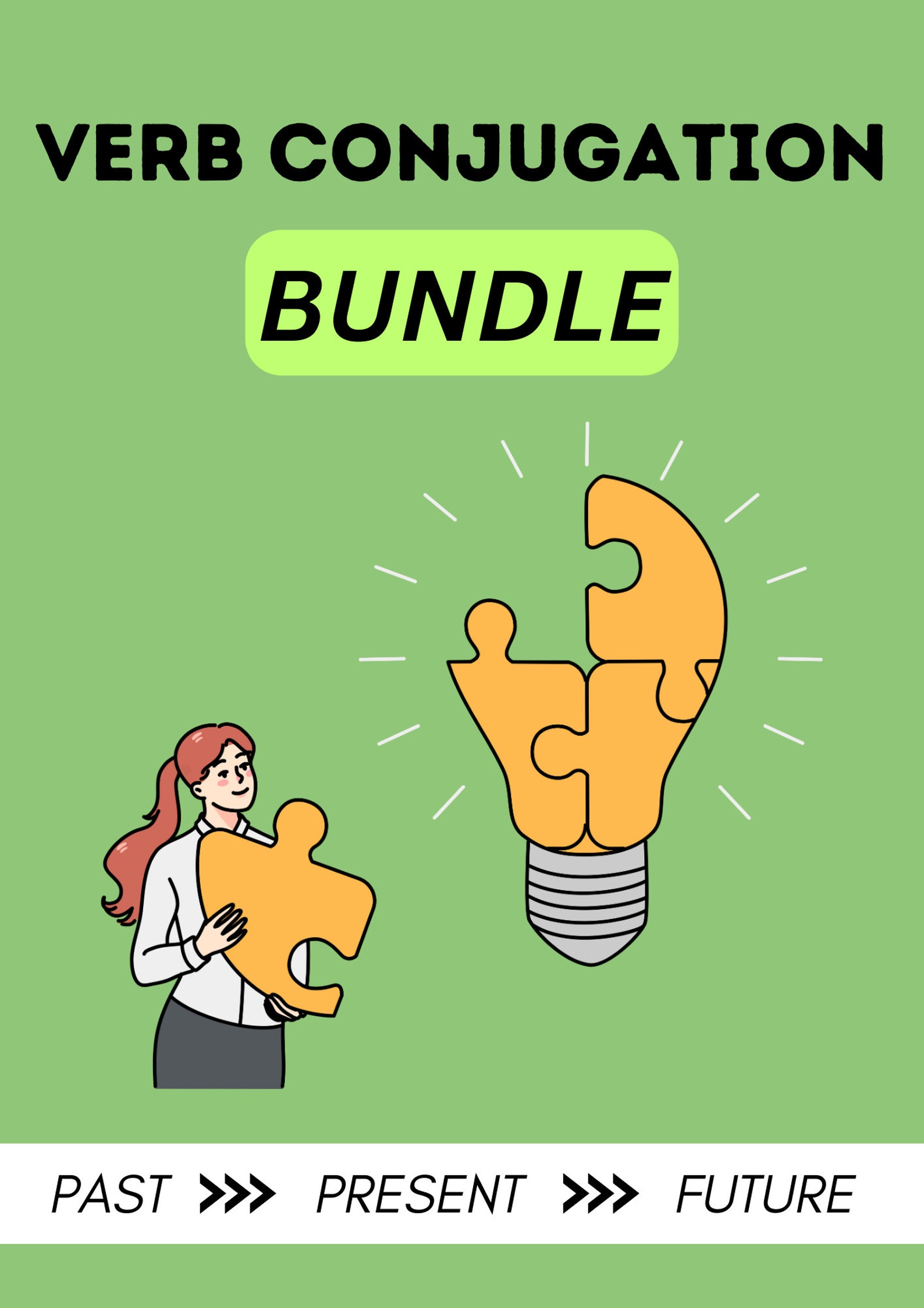 Korean Verb Conjugation Practice Korean Verb Conjugation Charts Etsy