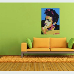 Elvis Presley Hand Painted Handmade Home Decor