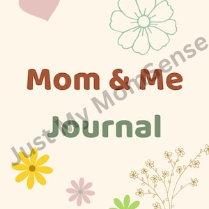 Diario de actividades imprimible para mamás y niños: Descarga digital