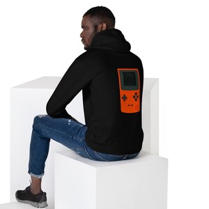 Men's hoodie top retro elbows