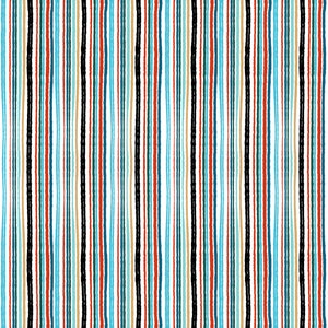 Stripe Cotton Fabric, Snow Bear Village, QT Fabrics 28541-X Winter Fat Quarter FQ by Yard BTY Precut Christmas