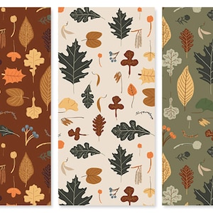 Leaves Cotton Fabric, Pumpkin Spice, C14991 Riley Blake Simple Simon & CO Autumn Fall Harvest Leaf FQ Fat Quarter Eighth BTY By Yard Precut