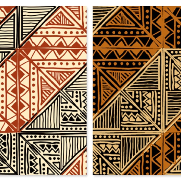 Tile Cotton Fabric, 29748 Tribal Kate Ward Thacker QT Fabrics African Safari Serengeti Moroccan art decor FQ Fat Quarter by the Yard BTY