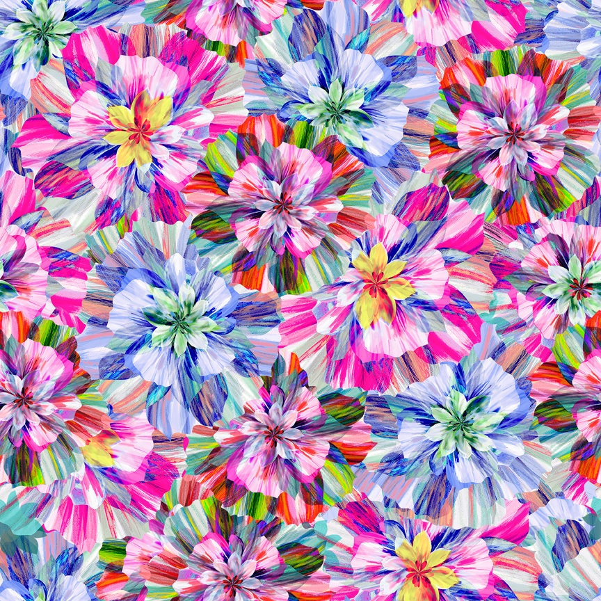 Floral Fascination Quilt Kit by Pine Tree Country Quilts for Etsy