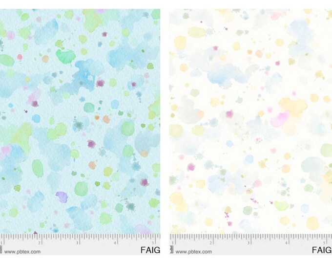 Paint Splatter Cotton Fabric Fairy Garden FAIG 05162 Sillier Than Sally
