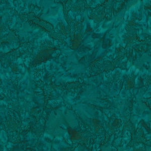 May include: A seamless fabric with a teal and dark teal marbled pattern. The design features a blend of swirling and textured elements, creating a dynamic and organic appearance. The fabric's color palette is dominated by shades of teal and dark teal.