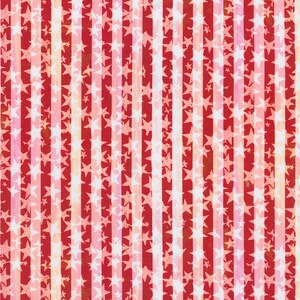 Star Stripe Cotton Fabric, Land of the Free 22765 Robert Kaufman, FQ Fat Quarter Eighth BTY By the Yard Precuts Patriotic Fourth of July 4th