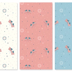 Flags Toss Cotton Fabric, Portsmouth Amy Smart Riley Blake, Patriotic nautical seashore FQ Fat Quarter Eighth BTY half by the yard