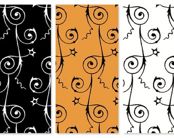 Starry Night Cotton Fabric C13169R Queen of We&#39;en Janet Wecker Fresch Riley Blake Halloween FQ Fat Quarter By yard BTY spooky star blender