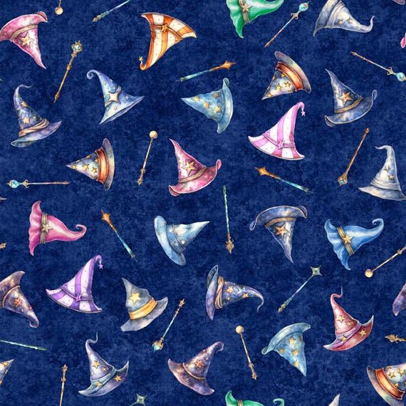 Wizard Hat Toss Cotton Fabric, Lil Wizards 30552 QT Fabric Morris Creative FQ Fat Quarter BTY by the Yard Precuts Baby Shower Nursery Witch - Etsy Wizard Hat Toss Cotton Fabric, Lil Wizards 30552 QT Fabric Morris Creative FQ Fat Quarter BTY by the Yard Precuts Baby Shower Nursery Witch - Etsy