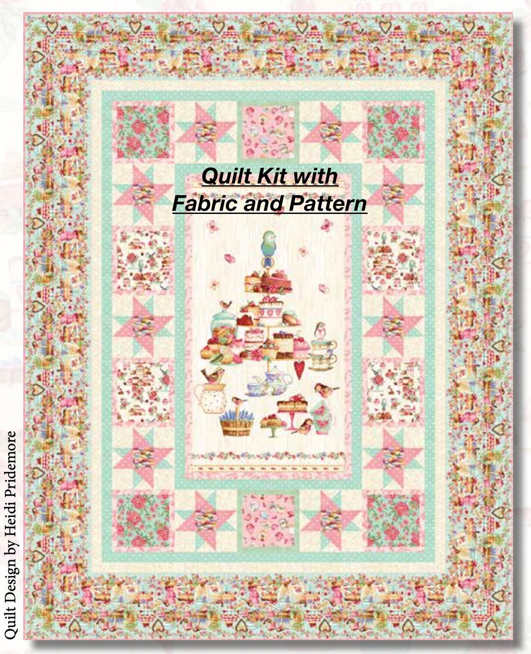 Tweets and Treats Quilt Kit With Fabric and Pattern for 70 X 90'' Quilt