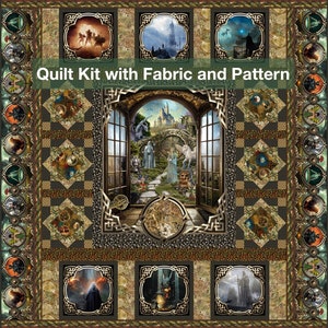 Dragons The Ancients Quilt Kit by Jason Yenter