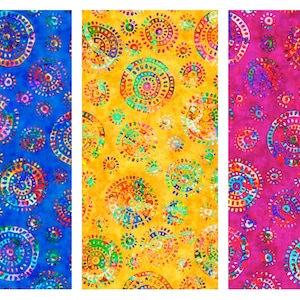 Medallion Toss Cotton Fabric Euphoria 29731 Dan Morris QT Fabrics Fat Quarter FQ Eighth By the Yard BTY Boho dorm decor for college Bohemian