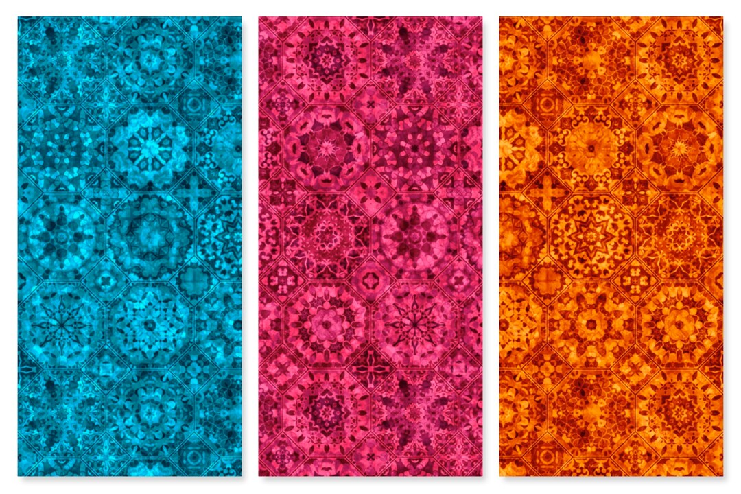 Packed Medallion Cotton Fabric, 30382 Quilt Room Kitties, Dan