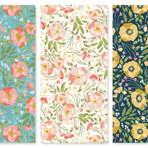 Sweet Garden Cotton Fabric C13121 Honeycomb Hill Riley Blake FQ Fat Quarter Eighth BTY By the yard Floral Flowers Bee Spring summer