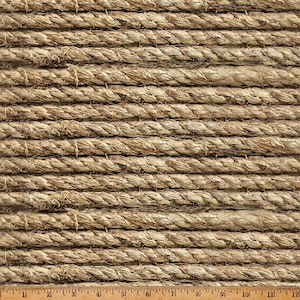 Rope Cotton Fabric, V5317-534-hemp on the Range, Hoffman, Western Cowboy  Saddle Wrangler Decor FQ Fat Quarter Eighth BTY by the Yard Precuts 